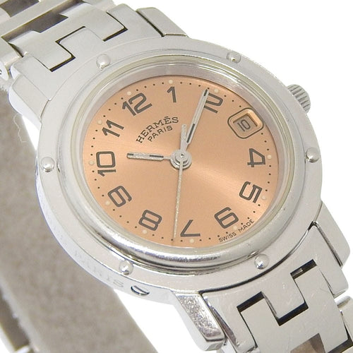 Hermès Clipper - Montre quartz en acier inoxydable 58 Facettes ooa7va2jfr