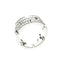 49 Cartier Maillon Panthère - Bague en or blanc 18K et diamants 58 Facettes r2w650n3ev