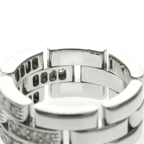 Bague 49 Cartier Maillon Panthère - Bague en or blanc 18K et diamants 58 Facettes r2w650n3ev