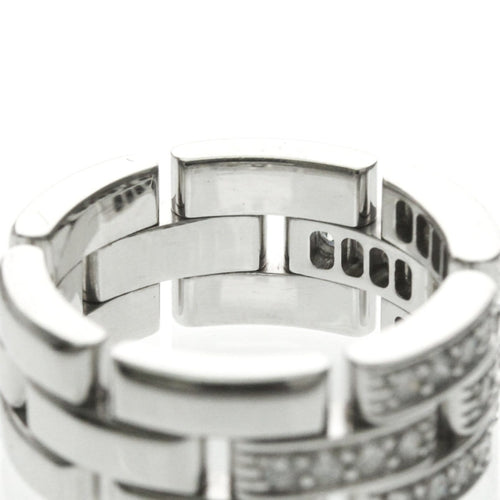 49 Cartier Maillon Panthère - Bague en or blanc 18K et diamants 58 Facettes r2w650n3ev