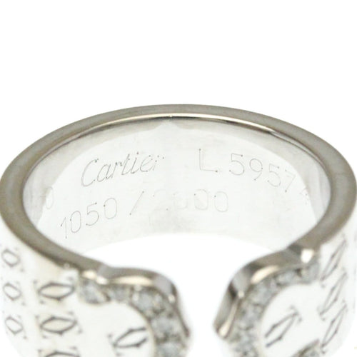 50 Cartier 2C - Bague en or blanc 18K 58 Facettes k5sexzxyv4