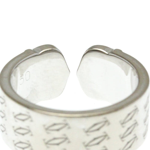 50 Cartier 2C - Bague en or blanc 18K 58 Facettes k5sexzxyv4