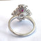 Bague 52 Bague en or blanc 18 ct, rubis et diamants 58 Facettes 274/26 E 159/26
