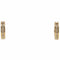 Boucles d'oreilles Bvlgari B.Zero1 - Créoles en or jaune et diamants 58 Facettes vxs0jlzryt