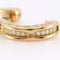 Boucles d'oreilles Bvlgari B.Zero1 - Créoles en or jaune et diamants 58 Facettes vxs0jlzryt