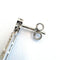 Boucles d'oreilles en or blanc 18 ct et diamants 58 Facettes 494/26 D