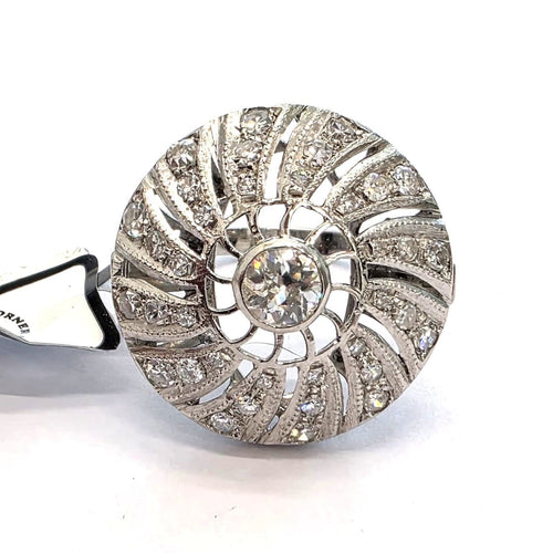 52 Bague en or blanc 18 ct et diamants 58 Facettes 417/26 A