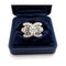 58 Bague en or blanc 18 ct avec diamant old mine et diamants 58 Facettes 518/26 B
