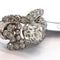 58 Bague en or blanc 18 ct avec diamant old mine et diamants 58 Facettes 518/26 B