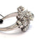 58 Bague en or blanc 18 ct avec diamant old mine et diamants 58 Facettes 518/26 B
