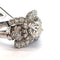 58 Bague en or blanc 18 ct avec diamant old mine et diamants 58 Facettes 518/26 B