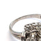 58 Bague en or blanc 18 ct avec diamant old mine et diamants 58 Facettes 518/26 B