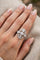 54 Bague en or blanc 18 kt avec diamants 58 Facettes 296/26 C