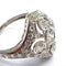 54 Bague en or blanc 18 kt avec diamants 58 Facettes 296/26 C