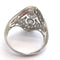 Bague 54 Bague en or blanc 18 kt avec diamants 58 Facettes 296/26 C