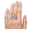 53 Bague en platine et diamants 58 Facettes 103/26 i