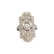 48 Bague en platine avec diamants 58 Facettes 417/26 F