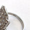 48 Bague en platine avec diamants 58 Facettes 417/26 F
