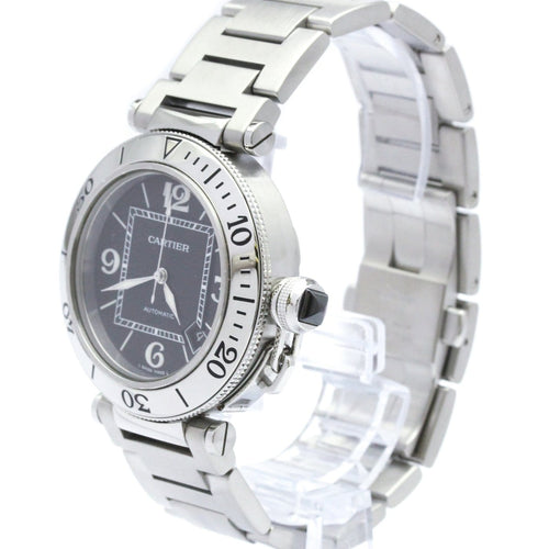 Cartier Pasha de Cartier - Montre automatique en acier 58 Facettes edmyk6rvx6