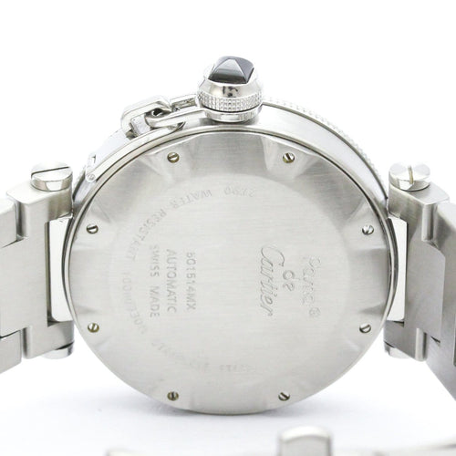 Cartier Pasha de Cartier - Montre automatique en acier 58 Facettes edmyk6rvx6