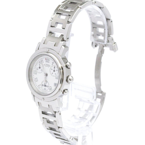 Hermès Clipper - Montre chronographe quartz en acier inoxydable 58 Facettes yk6c968f7m