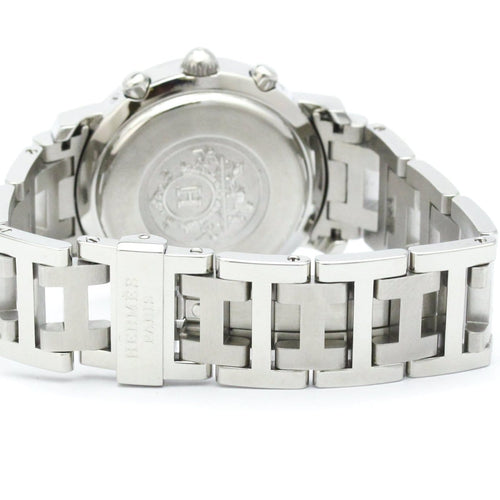 Hermès Clipper - Montre chronographe quartz en acier inoxydable 58 Facettes yk6c968f7m