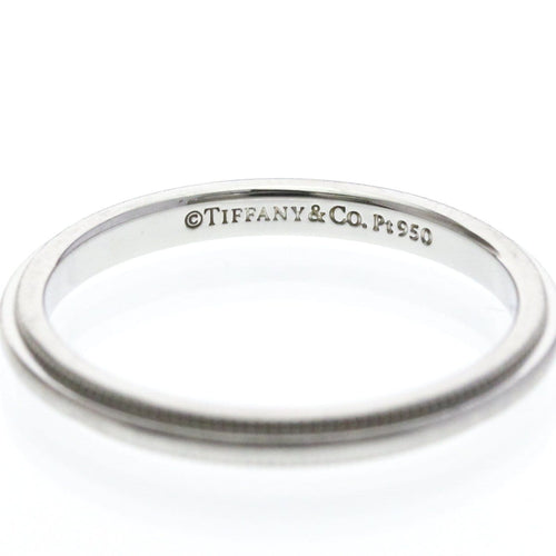 54 Tiffany & Co. Classic Milgrain - Alliance en platine 58 Facettes vkopez12ke