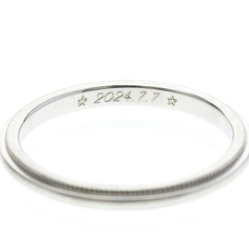 54 Tiffany & Co. Classic Milgrain - Alliance en platine 58 Facettes vkopez12ke