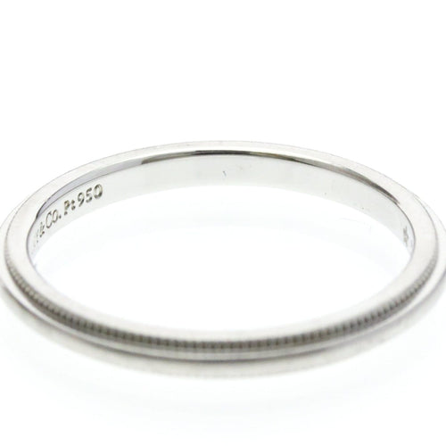 54 Tiffany & Co. Classic Milgrain - Alliance en platine 58 Facettes vkopez12ke