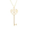 Tiffany & Co. Enchant - Pendentif clé cœur en or rose et diamant 58 Facettes hz7be8pvk9