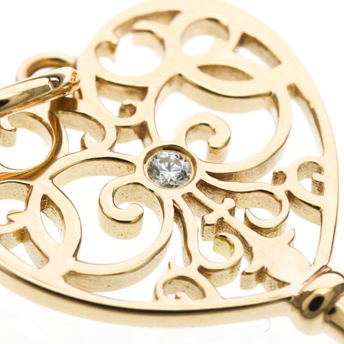 Tiffany & Co. Enchant - Pendentif clé cœur en or rose et diamant 58 Facettes hz7be8pvk9