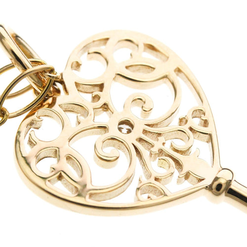 Tiffany & Co. Enchant - Pendentif clé cœur en or rose et diamant 58 Facettes hz7be8pvk9
