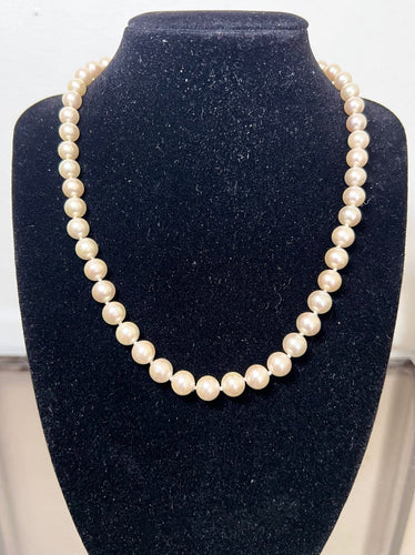 Collier Collier choker 51 perles de culture Akoya, fermoir en or 18k 58 Facettes 940