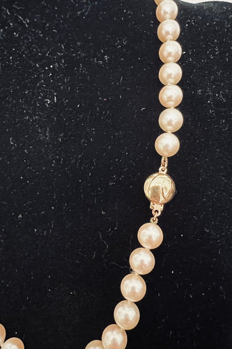 Collier Collier choker 51 perles de culture Akoya, fermoir en or 18k 58 Facettes 940