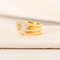 58 Chopard Happy Diamonds - Bague en or jaune 18 carats et diamants 58 Facettes 3288