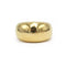 52 Bague jonc bombé en or jaune 58 Facettes 260206R