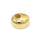 52 Bague jonc bombé en or jaune 58 Facettes 260206R