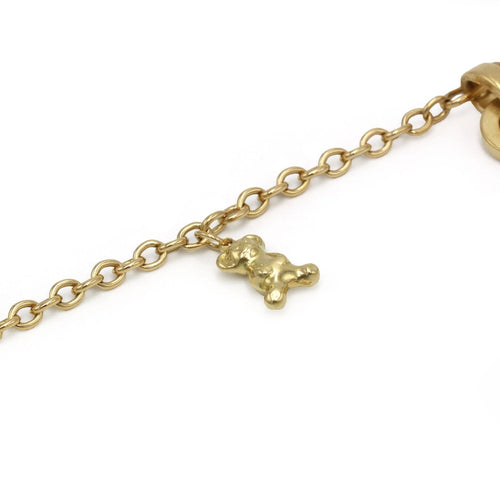 Bracelet trois charms en or jaune 58 Facettes 260207R