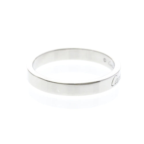 56 Cartier C de Cartier - Alliance en platine 58 Facettes pykdngljl4
