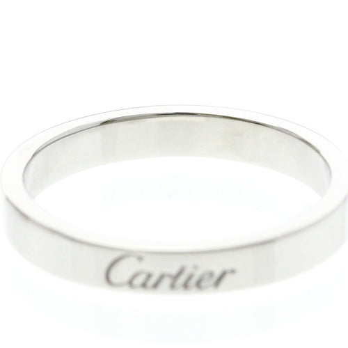 56 Cartier C de Cartier - Alliance en platine 58 Facettes pykdngljl4
