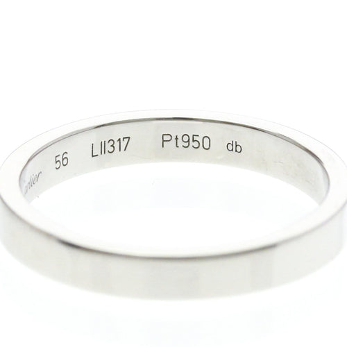 56 Cartier C de Cartier - Alliance en platine 58 Facettes pykdngljl4