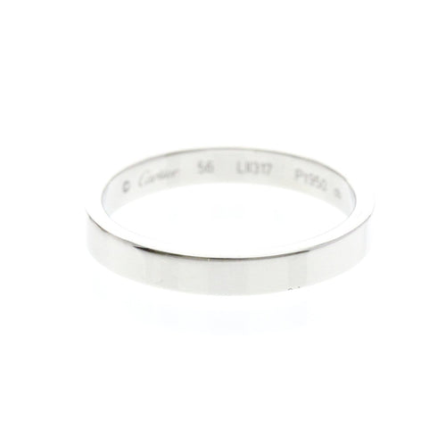 56 Cartier C de Cartier - Alliance en platine 58 Facettes pykdngljl4