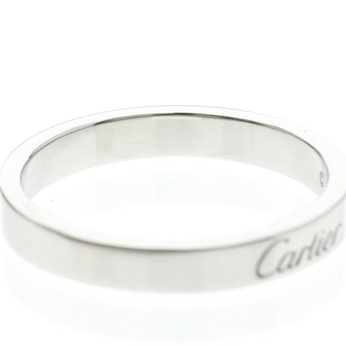 56 Cartier C de Cartier - Alliance en platine 58 Facettes pykdngljl4