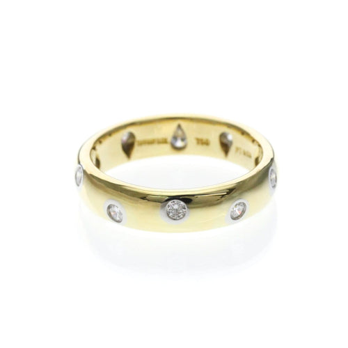 Tiffany & Co. Dots - Collier en platine, or jaune et diamant 58 Facettes gg1bdp377q