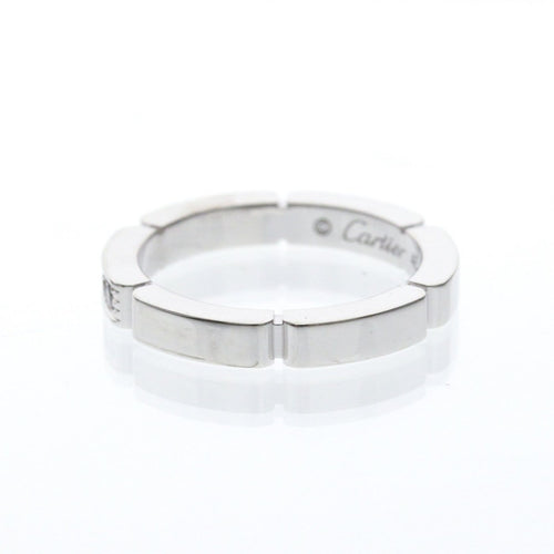 45 Cartier Maillon Panthère - Bague en or blanc et 4 diamants 58 Facettes ydg41fk9js