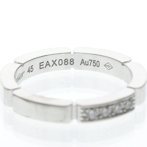 45 Cartier Maillon Panthère - Bague en or blanc et 4 diamants 58 Facettes ydg41fk9js