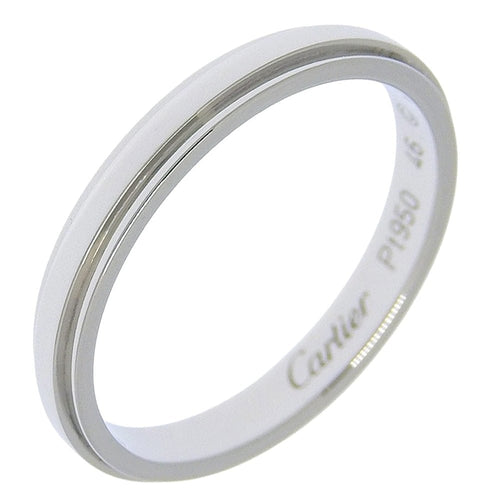 46 Cartier D'amour - Alliance en platine 58 Facettes dn56davr9t