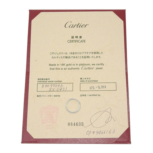 46 Cartier D'amour - Alliance en platine 58 Facettes dn56davr9t