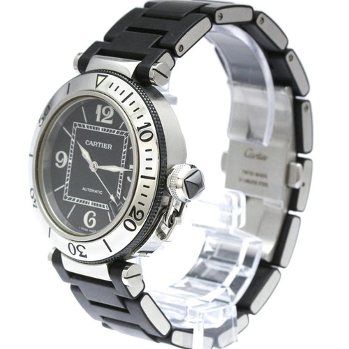 Cartier Pasha Seatimer - Montre automatique en acier et caoutchouc 58 Facettes hgt8qyqlqr