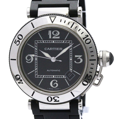 Cartier Pasha Seatimer - Montre automatique en acier et caoutchouc 58 Facettes hgt8qyqlqr